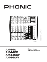Phonic AM440 Manual de usuario