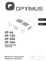 Optimus UP-126 Manual de usuario