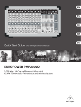 Behringer EUROPOWER PMP2000D Manual de usuario