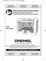Dremel 3D40 Idea Builder Manual de usuario