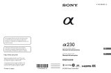 Sony Série α 230 Manual de usuario