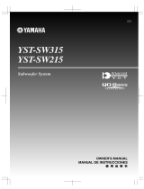 Yamaha YST-SW315 El manual del propietario