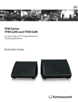 Turbosound TFM122M Guía de inicio rápido