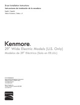 Kenmore 60222 Guía de instalación