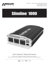 Wagan SlimLine AC Inverter 1000 Watt Manual de usuario