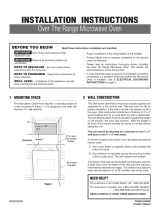 Frigidaire PLMVZ169HC Guía de instalación