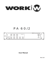 Work Pro PA 60/2 Manual de usuario