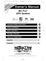 Tripp Lite BC Pro UPS El manual del propietario