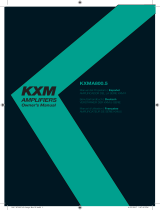 Kicker 2017 KXM 5-Channel Amplifier El manual del propietario