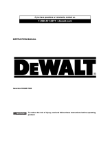 DeWalt DXGNR 7000 Manual de usuario