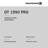 Beyerdynamic Dt1990 Pro Manual de usuario