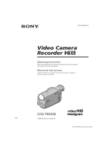 Sony CCD-TR555E Manual de usuario