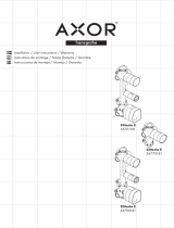 Axor 36701181 Rough, Thermostatic Module 15" x 5" for 2 Functions Guía de instalación