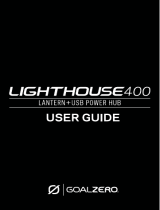 Goal Zero Lighthouse 400 Manual de usuario