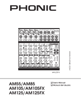 Phonic AM125 Manual de usuario