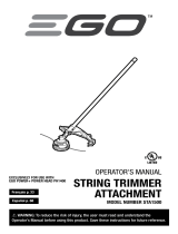 EGO STA1500 El manual del propietario