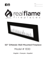 Real Flame 1330E-BK El manual del propietario