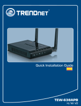 Trendnet TEW-638APB Quick Installation Guide