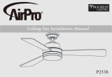 Progress Lighting AirPro P2538 Guía de instalación