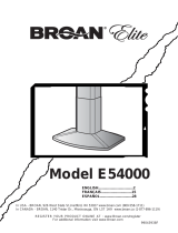 Broan E5490SS Manual de usuario