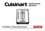 Cuisinart CPT-2400P1 El manual del propietario