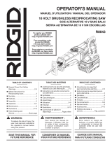 RIDGID R8643B-AC8400809 Manual de usuario