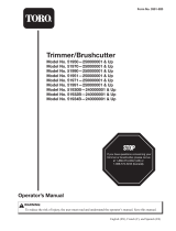 Toro 18in Gas Trimmer Manual de usuario