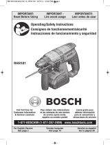 Bosch Power Tools RHH181-01 Manual de usuario