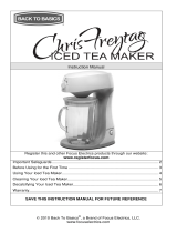 West Bend Iced Tea Makers Manual de usuario
