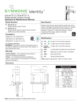 Symmons SLS-6710-1.5 Guía de instalación