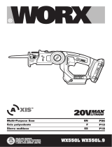 Worx AXIS WX550L9 Manual de usuario