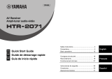 Yamaha HTR-2071 Guía de inicio rápido