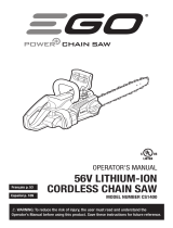 EGO  CS1400  El manual del propietario