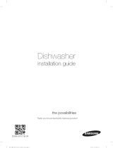 Samsung DW80J7550UG/AA-00 Guía de instalación