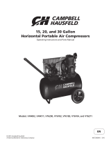 Cambell Hausfeld 20 GAL HORIZONTAL 120/240 VOLT VT6290 Manual de usuario