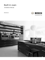 Bosch HBE5452UC Guía de instalación