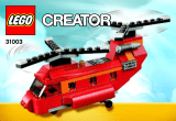 Lego Creator 31003 v29 Red Rotors 1 El manual del propietario