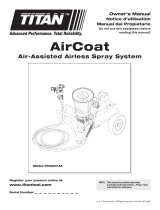 Titan AirCoat Air Assisted Airless Manual de usuario