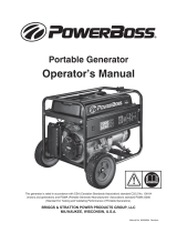Simplicity PORTABLE GENERATOR, 5250 WATT POWERBOSS MODEL 030630-00 Manual de usuario