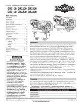 Campbell Hausfeld GR3100 Manual de usuario