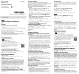 Sony NWWS623/B Manual de usuario