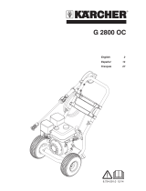 Kärcher G 2800 OC Manual de usuario
