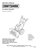 Craftsman 247883700 El manual del propietario