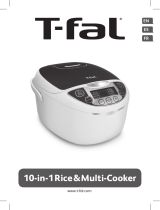 T-Fal 10 in 1 Rice and Multicooker Manual de usuario