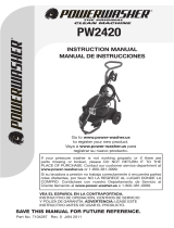 PowerWasher PW2420 Manual de usuario