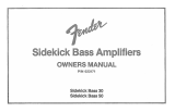 Fender Sidekick Bass 30 (1983-1986) El manual del propietario