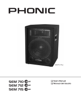 Phonic SEM 710 Plus Manual de usuario
