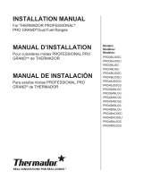 Thermador PRD48NLSGU Guía de instalación