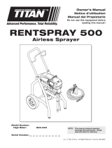 Titan Rent Spray 500 El manual del propietario