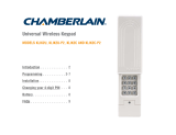Chamberlain KLIK2U Manual de usuario